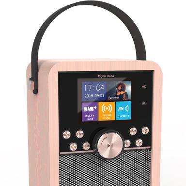 China Bass Mini Loud Casual Deep Luxury Wooden Cabinet Loudspeaker Professional Anker Radio BT FM Appliances TWS Function Phone Speaker for sale