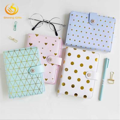 China Hardcover Customized Gold Printing Macaron Color Notebooks Organizer Diary Weekly Month Agenda Planner for sale