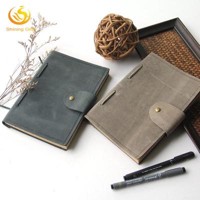 China Wholesale Travel Refillable Handmade Diary Hardcover Book Vintage Genuine Leather Notebook for sale