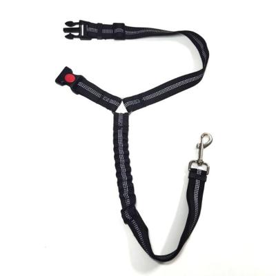 China Thoughtful Amazon Selling Bungee Dog Leash Strongly Thoughtful Adjustable Nylon Safty Car Seat Belt for sale