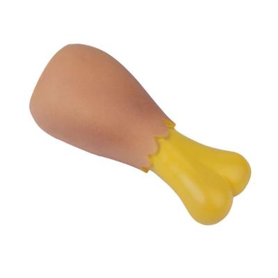 China Wholesale Viable Slow Rising Pet Toy Squeaky Dog Toy Drumstick Shape Vinyl Dog Chew Toy for sale