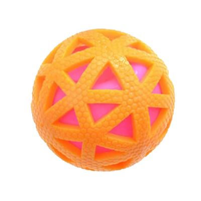 China Durable Triangle Shape Dog Toy Ball Interactive Custom Chew Stocked Rubber Dog Toy for sale