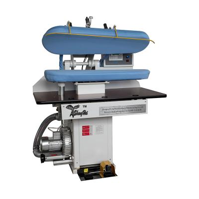 China Professional Fabric Clothes Ironing Pneumatic Pressing Machine For Laundry for sale