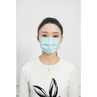 China Nonwoven Fabric Supplies High Quality Disposable 3 Ply Medical Nonwoven Adult Face Mask/Chinese Manufacturer Blown Melt Cloth With Earloop for sale