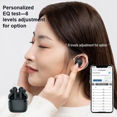 China Hearing Aid With APP Control In Ear TWS Hearing Aid Sound Amplifier APP Control ANC P.J. Wireless Hearing Aid Headset for sale