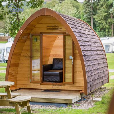 China Modern wooden beach uk beach camping pods china top china manufacturer ce certification ce certification camping cabin pods house glamping hotel for sale