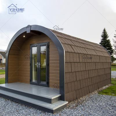 China China Manufacturer Modern Prefab Movable Cabin Top Wooden Arched Cabin Kit Wooden Arched Glamping Pod Glamping Pod for sale