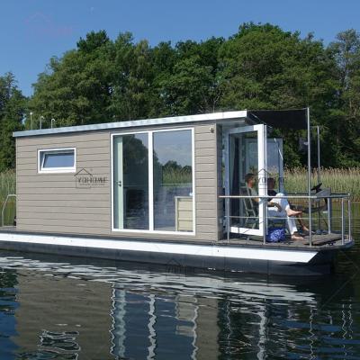 China Modern Australian Standard Houseboats Prefab Floating Boat Home Prefab Made Small Houseboat Mobile Tiny Home Luxury Houseboat for sale