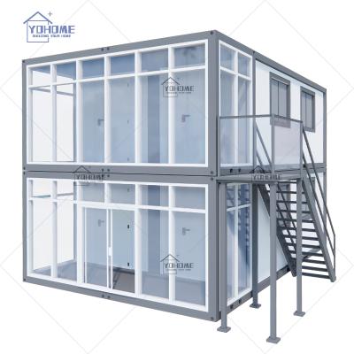 China Modern Hot Selling Prefab Flat Pack Container House CE 6 Bedroom House Economy Prefab 40ft Container Flat Pack Cabin for sale