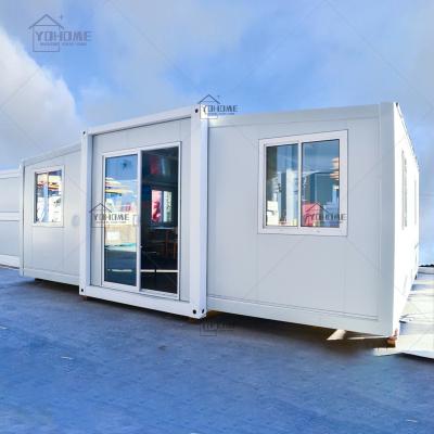 China Prefab Foldable Expandable Home Office Container Sea Container House Reprinted 40ft Modern Australian Luxury Expandable Home for sale