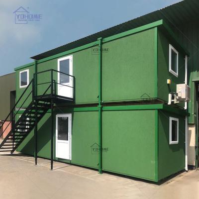 China Modern High Quality Low Cost Well Prefab Camp Two Story Container House Custom Prefab Houses China Bolt Prefab Container House for sale