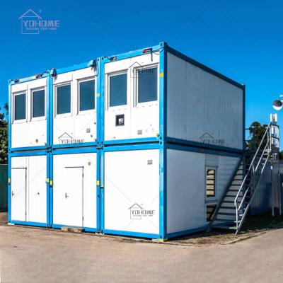 China Africa industrial hot sale prefab houses in Algeria prefab house for prefab military training camp container ready house for sale