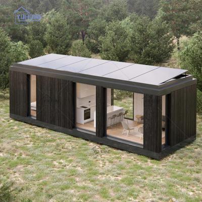 China Modern UK Design 4 Bedrooms Modern Prefab Homes Fully Furnish With Solar Living Container House 40ft Container House Luxury for sale