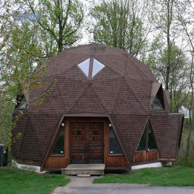 China South Africa Modern Wooden Dome Prefab House With Bathrooms Small Module Dome Homes Sale for sale