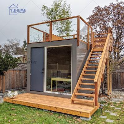 China America Style Modern Stairs For Prefab Small House Modular Homes Houses Tiny Homes Low Cost Modern Mini Homes Prefab Homes for sale