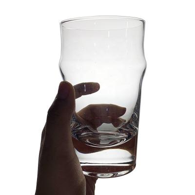 China Classics 310ml Stock British Beer Pint Glass Beer Beverage Glass With Heavy Base Stock for sale