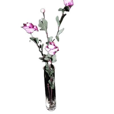 China Eco-Friendy Wedding Centerpieces Clear Flower Vases for sale