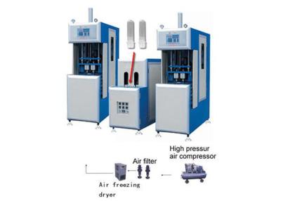 China máquina de molde semi auto do sopro 1600BPH para garrafas de sopro do ANIMAL DE ESTIMAÇÃO/PE/PC à venda