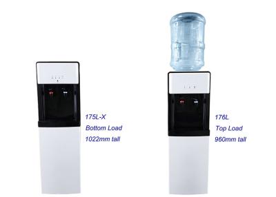 China Distribuidor quente e frio do distribuidor engarrafado da água da parte inferior 175L-X da carga da água e distribuidor de Watger da carga 176L superior à venda