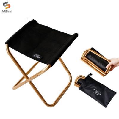 China 7075 Aluminum Alloy Fishing Camping Chair BBQ Stool Easy-Carry Folding Sneak Portable Outdoor Folding Chair for sale