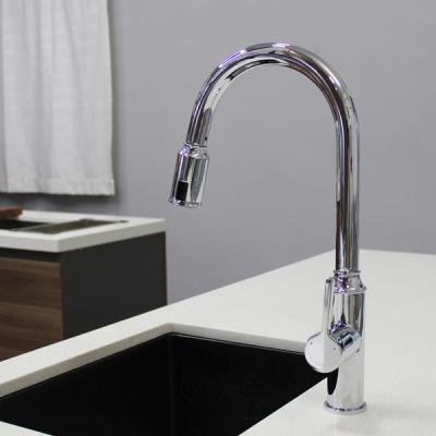 China Sense Faucets Rapid Response Touchless Automatic Sensor Pull Down Kitchen Faucet for sale