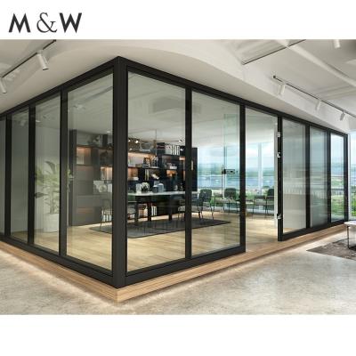 China Factory Price Office Furniture Sale Modular Modular Glass Wall Cubicle Easy Installation Office Glass Partition for sale