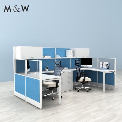 China Easy Installation Wooden Office Work Desk Table Design Wooden Desk Counter Office Desk Partition for sale