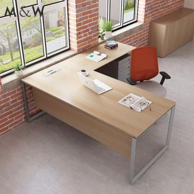 China Factory CEO Furniture Table Modern Design Extendable Manager Executive Office Desk for sale