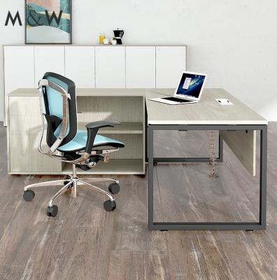 China L-Shape Extendable Modern Luxury Design Set Furniture Office Promotion Executive Desk for sale