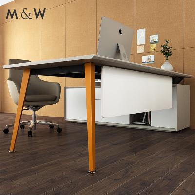 China Expandable luxury designer table boss CEO office executive desk furniture for sale