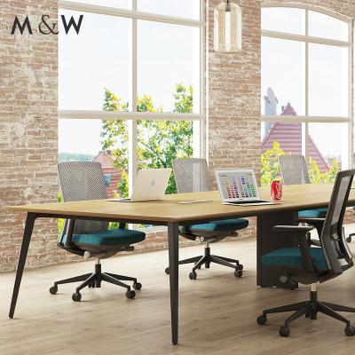 China Factory Wholesale Expandable Office Furniture Wooden Desk Meeting Small Wooden Conference Table for sale