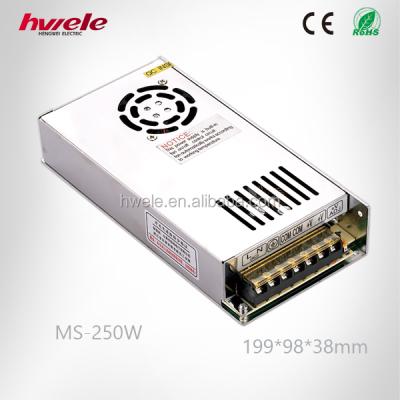 China MS-250W SGS SMPS, CE, ROHS, TUV, kc, ccc certification 200000 pcs per month for sale