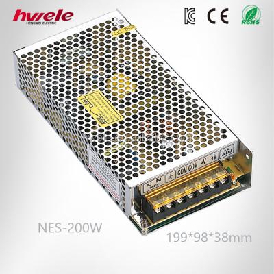 China LED Lighting 200W 220v AC 12v 24v Portable Electronic Constant Switch Power Supply for sale