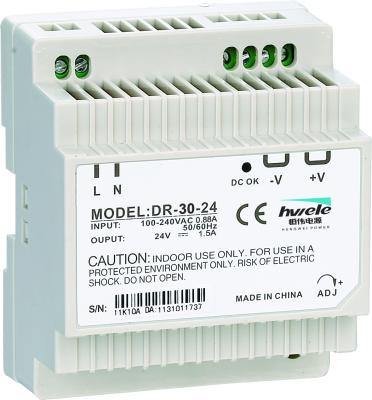 China DR-30-12 30W 12V 2A din rail power supply for industrial automation 200000 pcs per month for sale