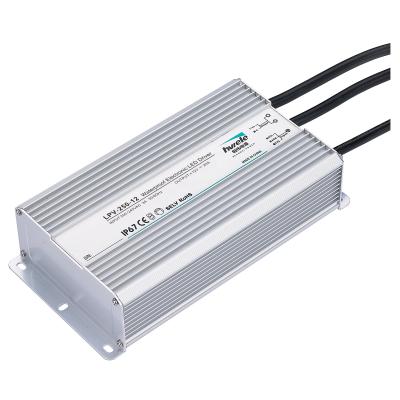 China CE ROHS SAA Approved CV IP67 Waterproof Type LPV-250-24 250W 24V 10A LED Transformer for LED Lighting 200000 pcs per month for sale