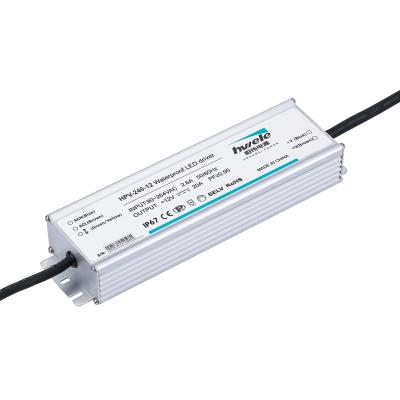 China CE ROHS Approved HPV-240-24 240W 24V 10A LED POWER SUPPLY PFC CV IP67 Waterproof Type For LED Strip 200000 Pcs Per Month for sale