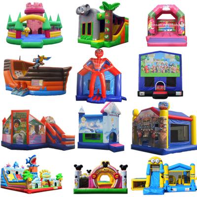 China Entertainment Outdoor Double Combo Waterslides Water Jumper Wholesale Commercial Kids Bounce House with Slide for sale