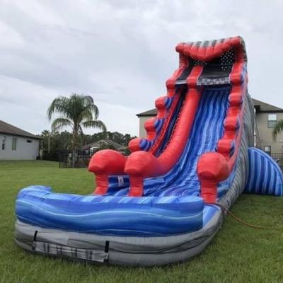 China Outdoor Entertainment Drought Slides Slide and Repair Kit Commercial Inflatable Pool Water Slide for Kid Bounce for sale