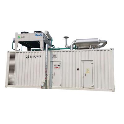 China 1mw biomass methane generator under high voltage for power plant in Canada BPM1000-G for sale