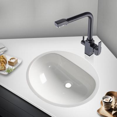 China Easy To Clean Undermount Wholesale Acrylic Counter Hit Hand Wash Sinks Modern Pedestal Face Basin for sale