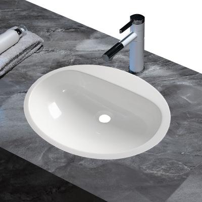 China New Style Modern Thin Edge Acrylic Resin Round Sanitary Small Size Bathroom Hand Sink for sale