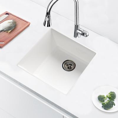 China Without Faucet 2021 Manufacturers Undercounter Acrylic Artificial Home Single Bowl Kitchen Sinks for sale