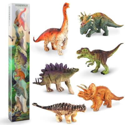 China Safety Kids Eco-Friendly Dinosaur Toys Model Mini Dino Figure Set Toy For Toddlers Jurassic Park Dinosaur Toys for sale