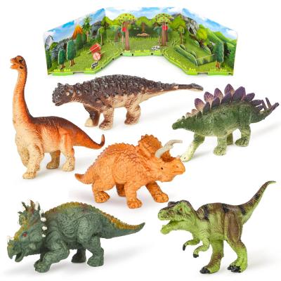 China Eco-friendly Kids 3D Puzzle Realistic Dinosaur Figures Toys For Children Educational Toy for sale