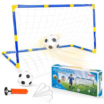 China Funny Educational Toy Kids Mini Football Goal Post Net Soccer Children Outdoor Sports Games for sale