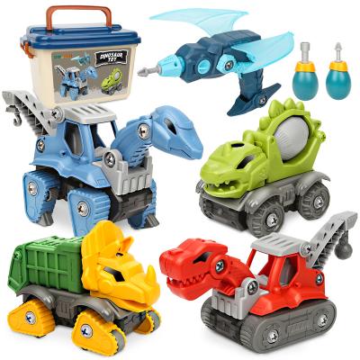 China Safety Dinosaur Construction Vehicles DIY Toys Collect Dinosaur Toy For Kids for sale