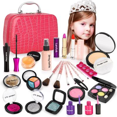 China Eco-friendly Non-Toxic Kids Girls Makeup Sets Toys Cosmetics Beauty Set Role Play Pretend Play for sale