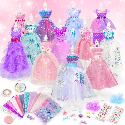 China Eco-Freindly Kit Seamstress for Sewing Arts and Crafts Kit Learning Sewing Kit Girls Dressing Toys Creativity DIY for sale