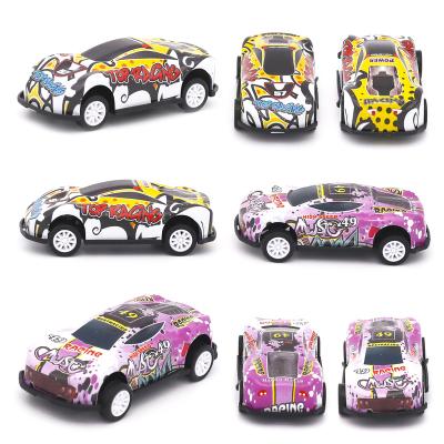 China Safety Mini Pull Back Vehicles Race Car Toy Set Racing Car with Truck Mat for sale