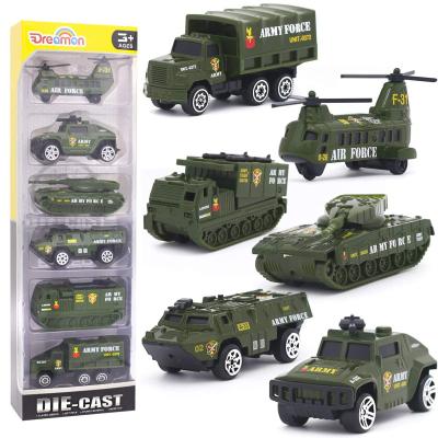 China Safety Kids Alloy Military Truck Set Models Toy Vehicles Dicast Cars Toys for sale